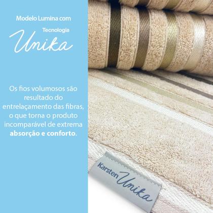 Imagem de Jogo de toalhas Banhão Gigante Karsten Lumina 5 Peças - Fio Penteado - Emcompre
