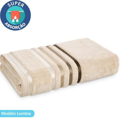Imagem de Jogo de toalhas Banhão Gigante Karsten Lumina 5 Peças - Fio Penteado - Emcompre