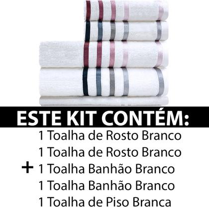 Imagem de Jogo de toalhas Banhão Gigante Karsten Lumina 5 Peças - Fio Penteado - Emcompre