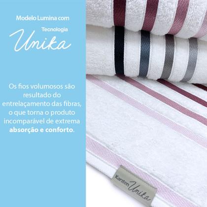 Imagem de Jogo de toalhas Banhão Gigante Karsten Lumina 5 Peças - Fio Penteado - Emcompre