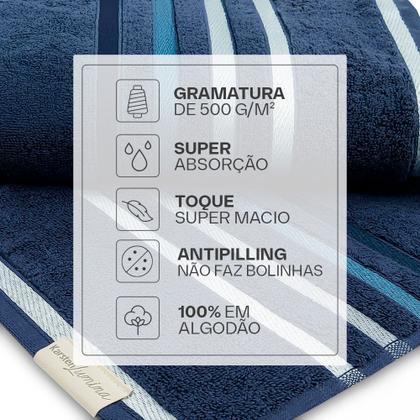 Imagem de Jogo de toalhas Banhão Gigante Karsten Lumina 5 Peças - Fio Penteado - Emcompre