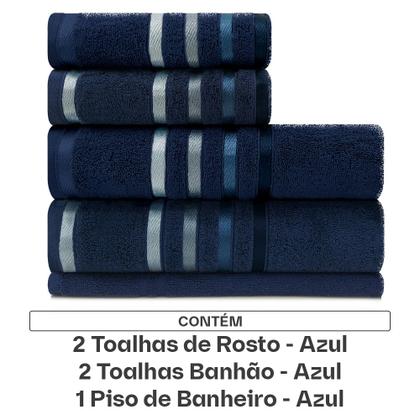 Imagem de Jogo de toalhas Banhão Gigante Karsten Lumina 5 Peças - Fio Penteado - Emcompre