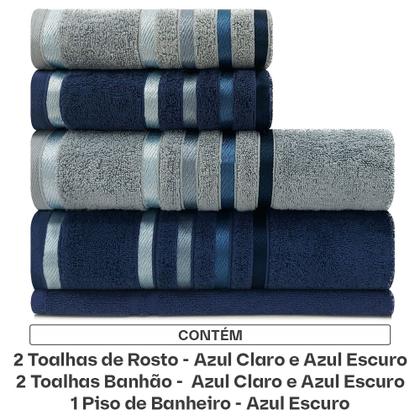 Imagem de Jogo de toalhas Banhão Gigante Karsten Lumina 5 Peças - Fio Penteado - Emcompre