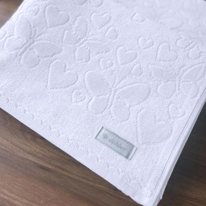 Imagem de Jogo de Toalhas Banho e Rosto Döhler 100% Algodão Aveludada Romance