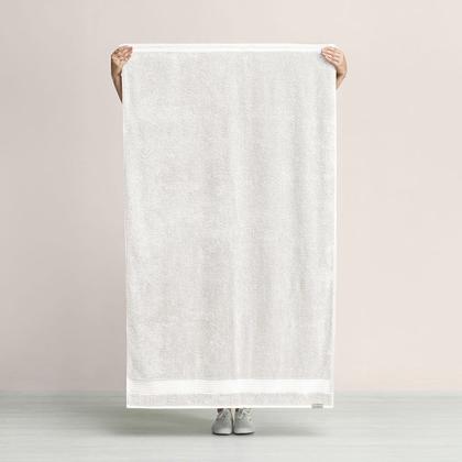 Imagem de Jogo de Toalhas de Banho Gigante com 04 Peças Magna Branco - Karsten