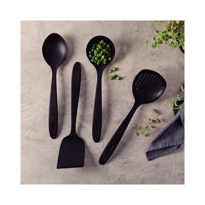 Imagem de Jogo de Utensílios Ability em Nylon Preto 4pçs - Tramontina