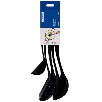 Imagem de Jogo de Utensílios Ability em Nylon Preto com 5 Peças - 25199007 - TRAMONTINA