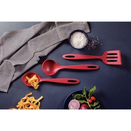 Imagem de Jogo De Utensílios Tramontina Ability Em Nylon Vermelho 03 Peças Tramontina