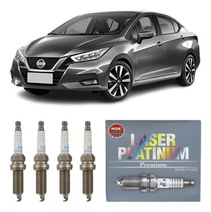 Jogo de velas de Ignição Original Ngk Lzkar6ap-11d Nissan Kicks