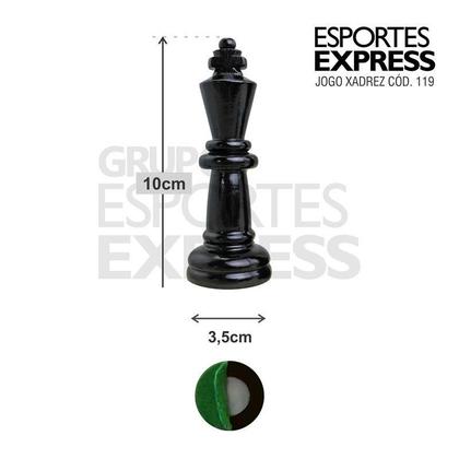 Imagem de Jogo de Xadrez Completo - Tabuleiro com Gavetas - Cód. 104