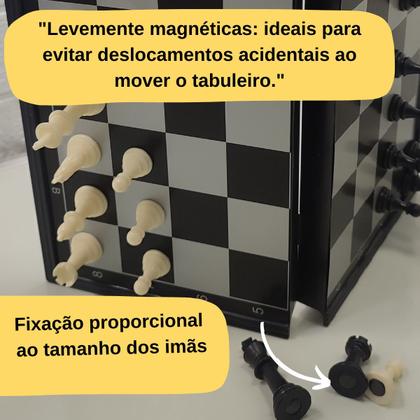 Imagem de Jogo De Xadrez Dobrável Magnético Portátil Imã Grande