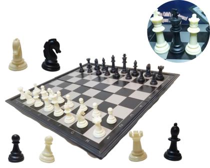 Imagem de Jogo De Xadrez Dobrável Magnético Portátil Imã Grande
