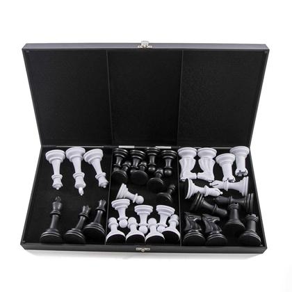 Imagem de Jogo de Xadrez Oficial Tabuleiro Dobrável - Jaehrig - J018