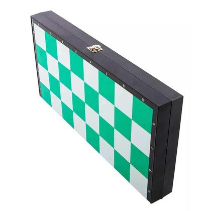 Imagem de Jogo de Xadrez Oficial Tabuleiro Dobrável - Jaehrig - J018