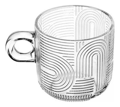 Imagem de Jogo De Xicaras 4 Unidades Vidro Com Relevo 100 Ml