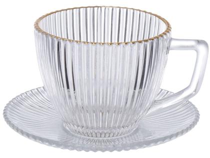 Imagem de Jogo de Xícaras de Chá 230ml Hauskraft Graffiato 6 Peças