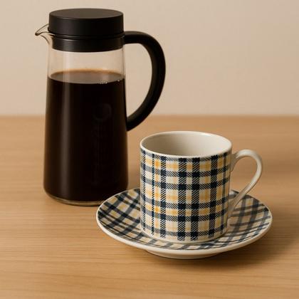 Imagem de Jogo De Xícaras De Porcelana Com Pires Para Café Mesa Posta