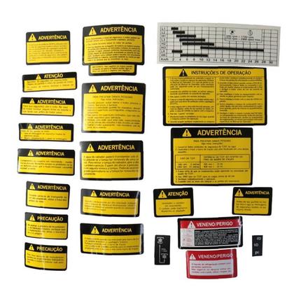 Imagem de Jogo decalque 685 cabine para trator valtra 83245100