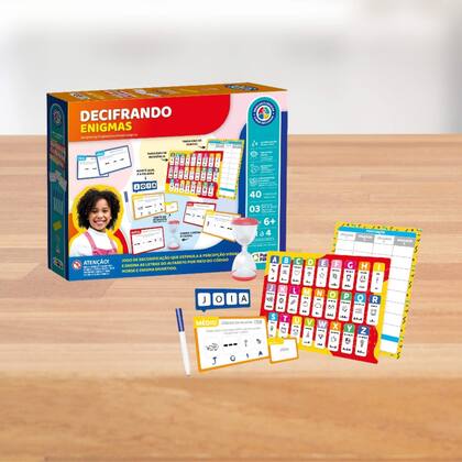 Imagem de Jogo Decifrando Enigmas Pais e Filhos  Mistério, Raciocínio e Diversão 6 Anos