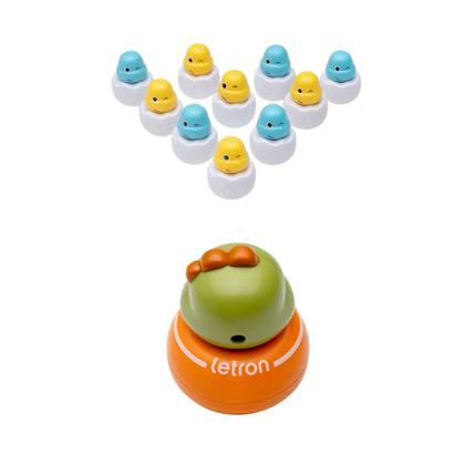 Imagem de Jogo Dino 3 em 1 c/ Jogo Pula e Pega, Boliche e Jogo da Velha Leo&Leo Leonora - 10504