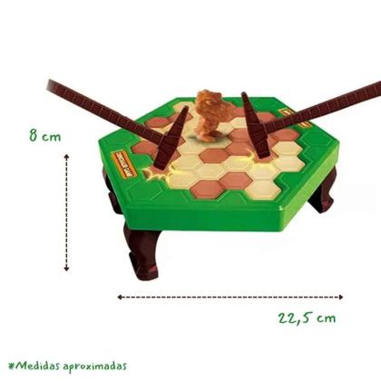 Imagem de Jogo Dinosaur Game Braskit Quebra Pedra Dinossauros De 2 a 4 Jogadores +5 Anos