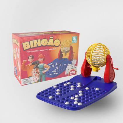 Imagem de Jogo Divertido Bingão 100 Cartelas Com Ejeção Automática de Bolinhas