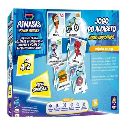 Imagem de Jogo do Alfabeto Infantil Educativo PJ Masks Mimo Toys - 2500