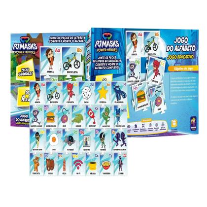 Imagem de Jogo do Alfabeto Infantil Educativo PJ Masks Mimo Toys - 2500