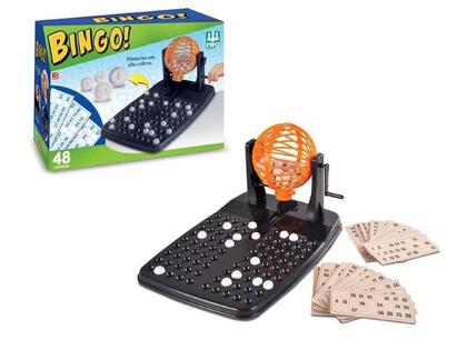 Imagem de Jogo do Bingo 48 Cartelas Globo Giratório Nig