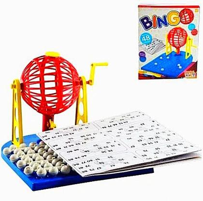 Imagem de Jogo Do Bingo Com Globo Giratorio Com Dispenser + 48 Cartelas
