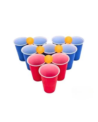 Imagem de Jogo do Copo c/ Bolinhas de Ping Pong 12 Copos e 12 Bolinhas