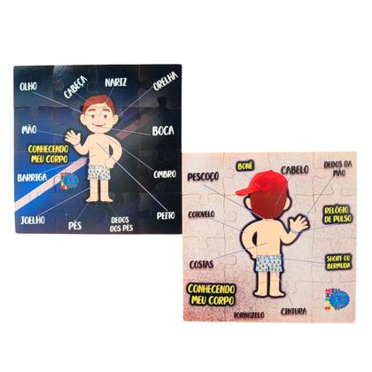 Imagem de Jogo do Corpo Humano Aprendendo e Brincando para Autistas - Meninos II