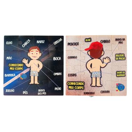 Imagem de Jogo do Corpo Humano Aprendendo e Brincando para Autistas - Meninos II