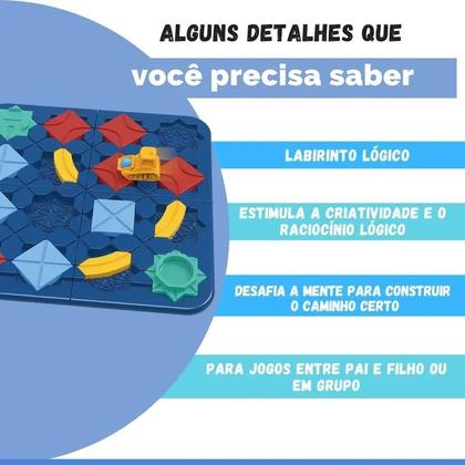Imagem de Jogo do Labirinto Infantil Raciocínio e Lógica Educativo Criança