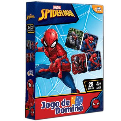 Imagem de Jogo Domino Homem Aranha Infantil Marvel Toyster 8015