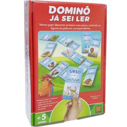 Imagem de Jogo domino ja sei ler nova embalagem grow
