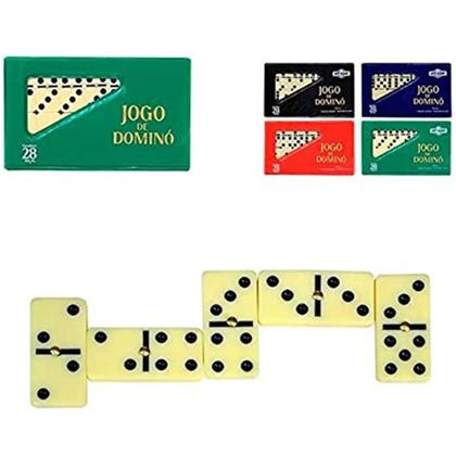 Imagem de Jogo Dominó Profissional De Osso Estojo Com 28 Peças