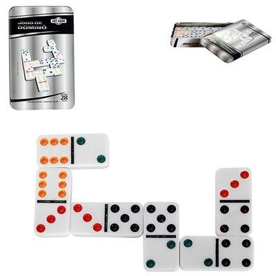 Jogo Domino Profissional Na Lata - M Mayumi Imagem de Jogo Domino Profissional Na Lata