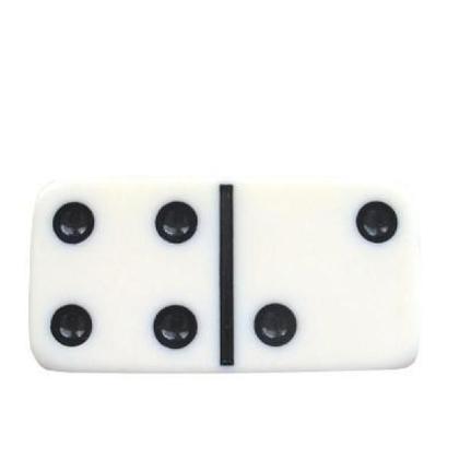 Imagem de Jogo Dominó Profissional Osso Estojo 28 Peças Reforçadas Kit