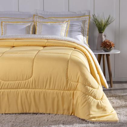 Imagem de Jogo Edredom Queen Extra Macio 400 Fios Dupla Face 5 Peças de Puro Conforto