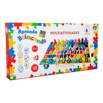 Imagem de Jogo Educativo - Aprenda Brincando Multiatividades - DM Toys
