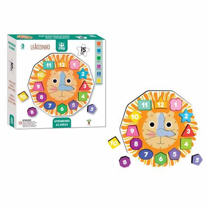 Imagem de Jogo Educativo - Aprendendo as Horas - Leãozinho - Nig Brinquedos