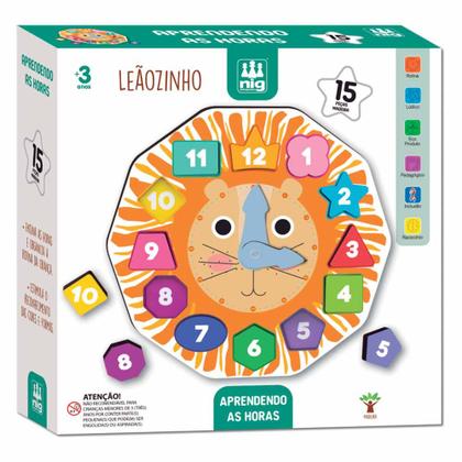 Imagem de Jogo Educativo - Aprendendo as Horas - Leãozinho - Nig Brinquedos