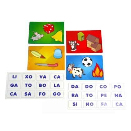 Imagem de Jogo Educativo Aprendendo Silabas Pedagogico Letras Simbolos