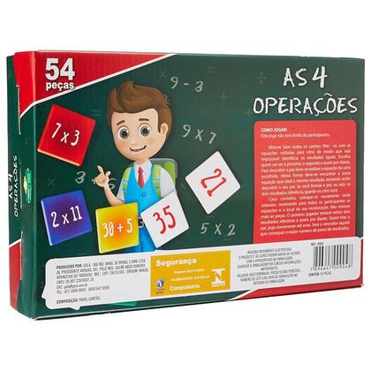 Imagem de Jogo educativo As 4 Operações 54 peças