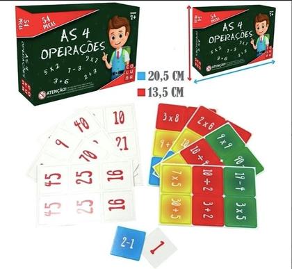 Imagem de Jogo Educativo As 4 Operações Matemáticas Brinquedos Tabuada