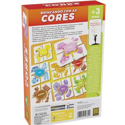 Imagem de Jogo Educativo Brincando Com As Cores 04369 - Grow