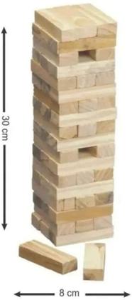 Imagem de Jogo Educativo Caiu Perdeu Jenga Tabuleiro Infantis Familia