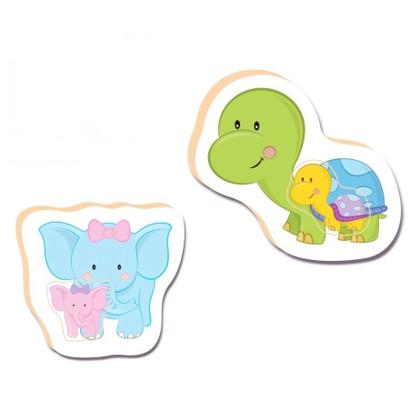Imagem de Jogo Educativo De Encaixar Mamãe & Bebê Coleção Be A Bá - Nig Brinquedos