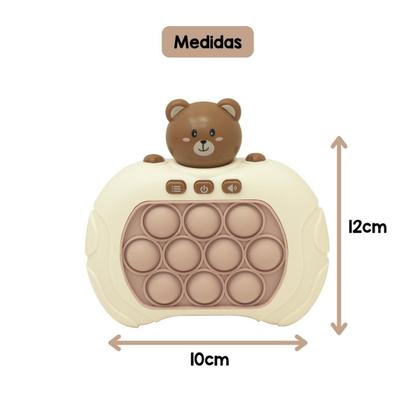 Imagem de Jogo Educativo Eletrônico Pop It Fidget Toys Game Astronauta Didático Som Luz Anti Estresse Desafios Brinquedo Infantil